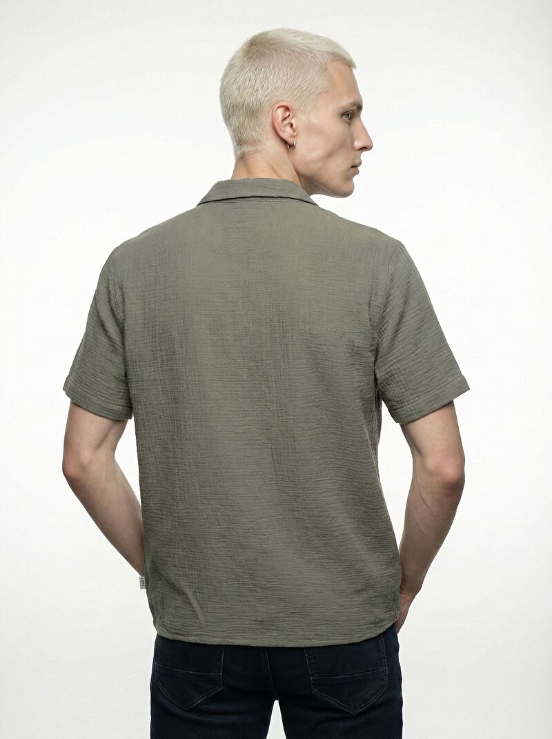 Relax Fit Erkek Gömlek K.kol