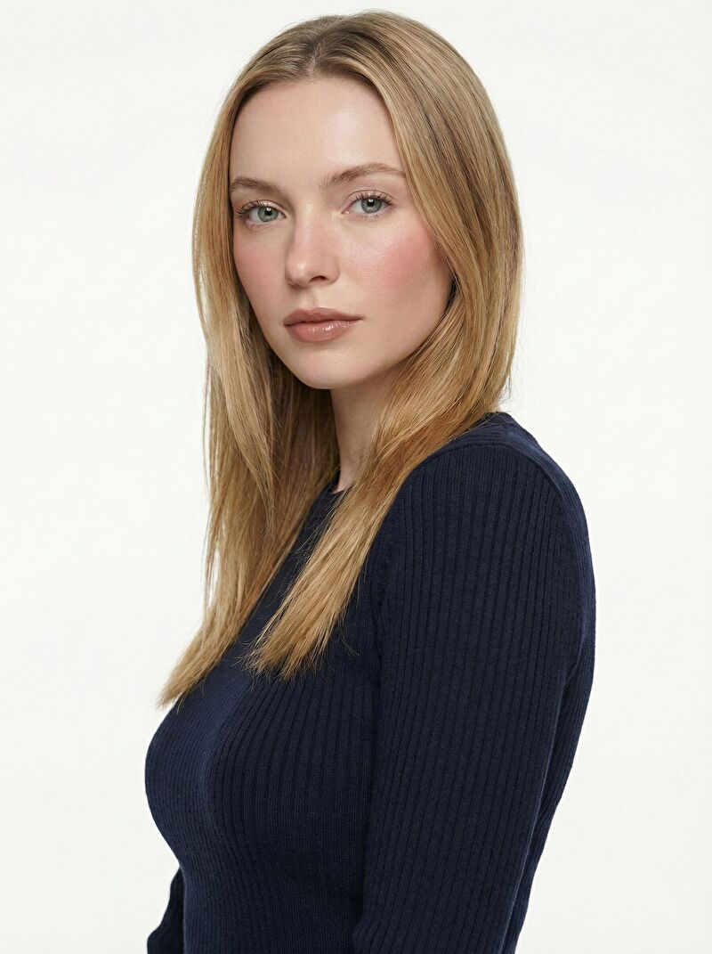 Slim Fit Kadın Tshirt U.kol