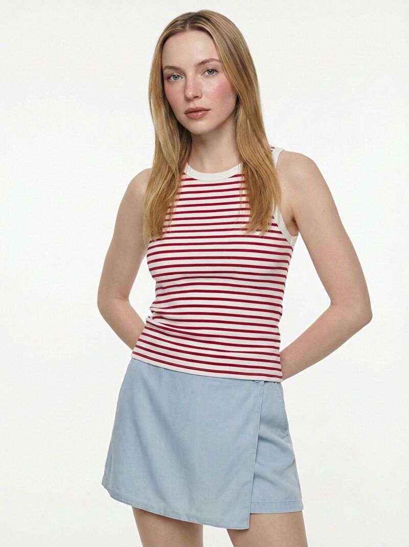 Slim Fit Kadın Atlet