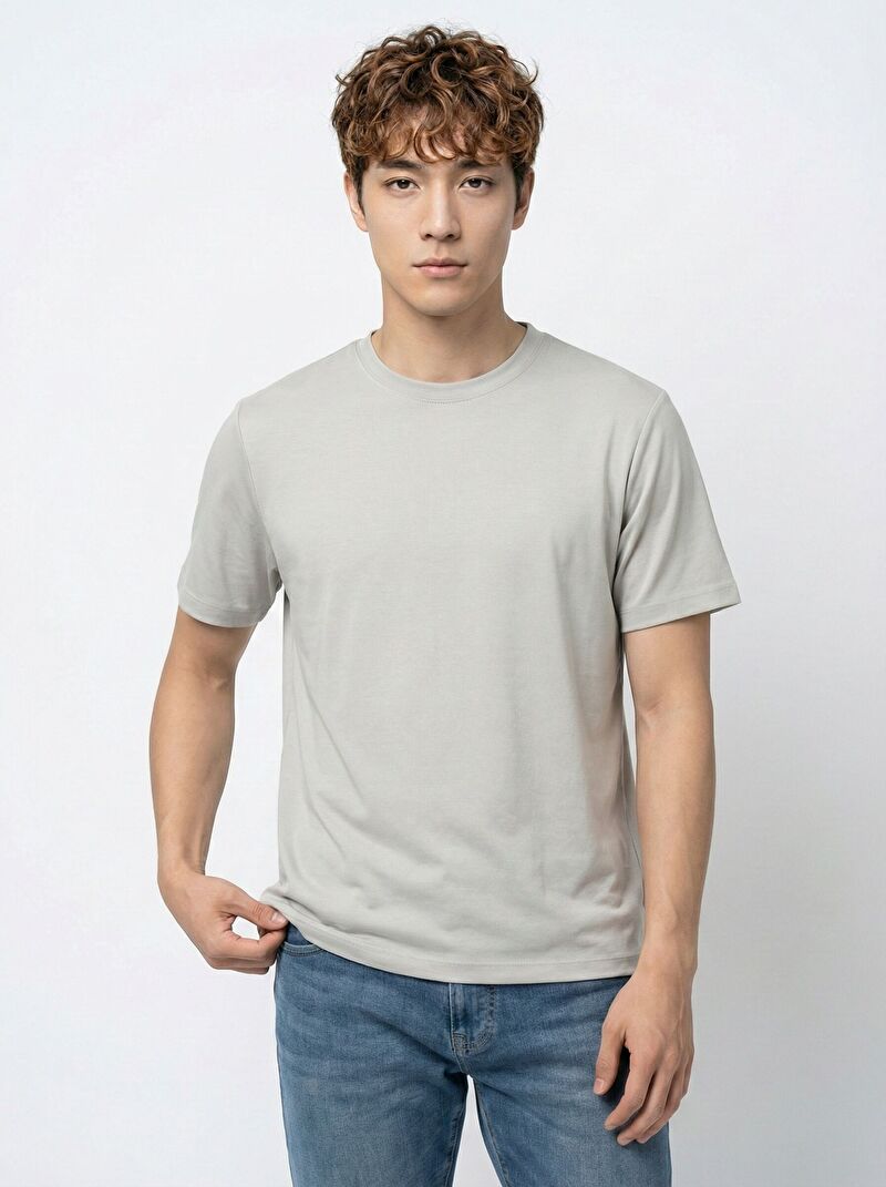 Regular Fit Erkek Tshirt K.kol