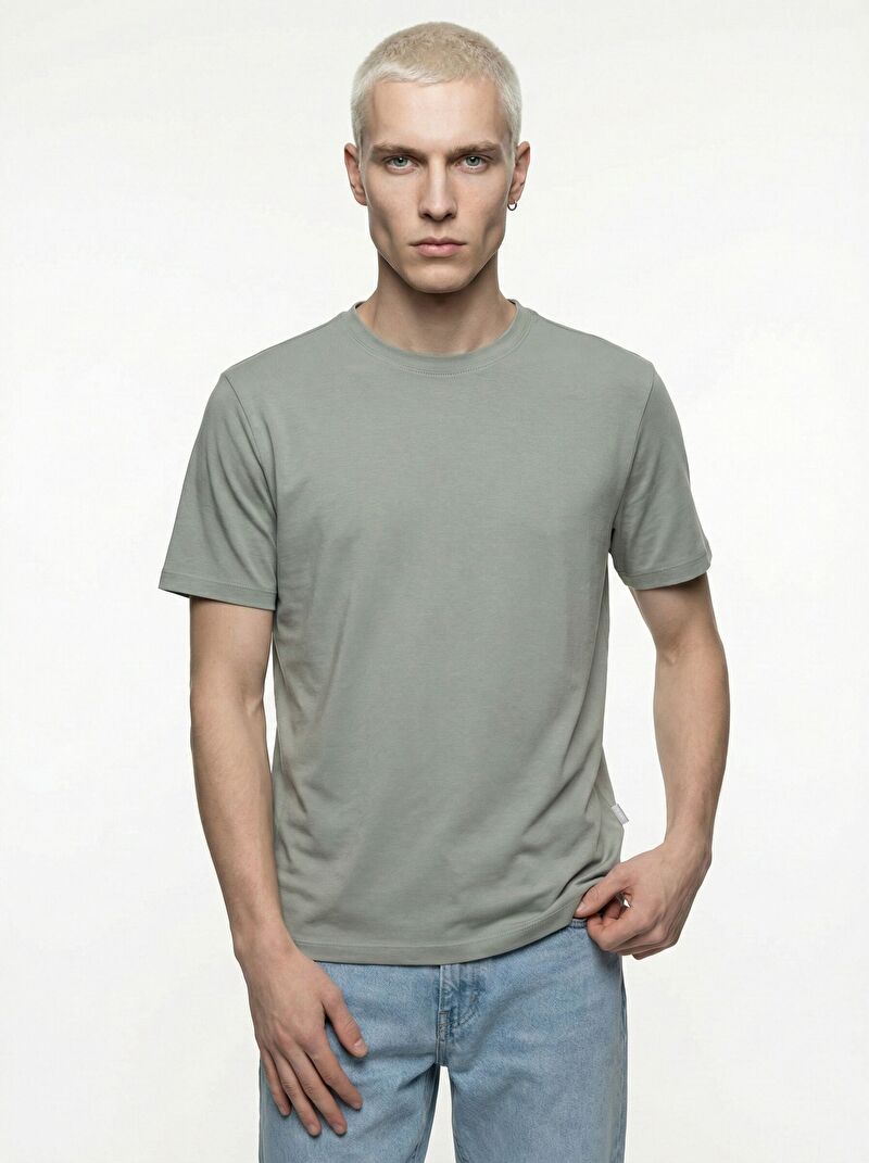 Regular Fit Erkek Tshirt K.kol