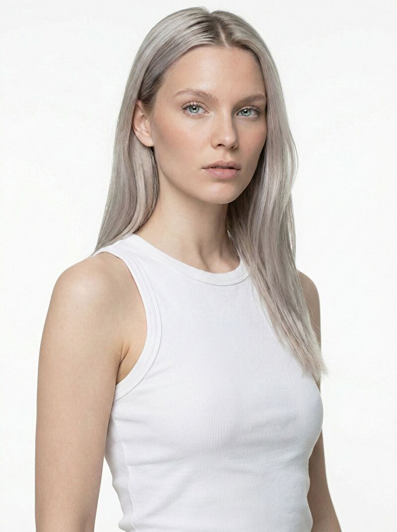 Slim Fit Kadın Bluz K.kol