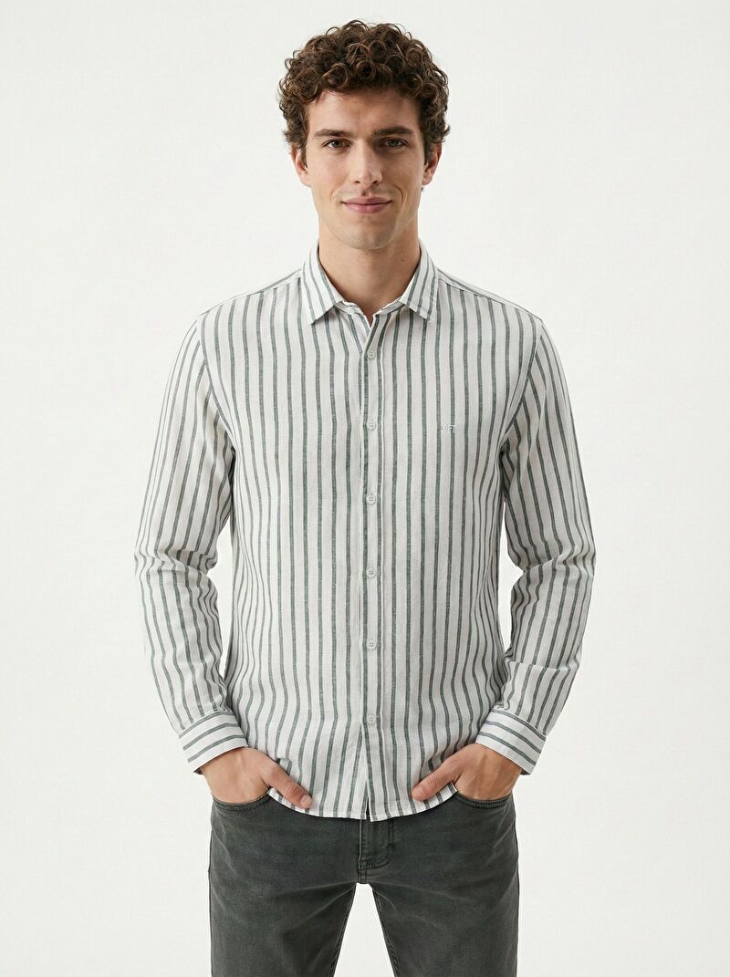 Regular Fit Erkek Gömlek U.kol