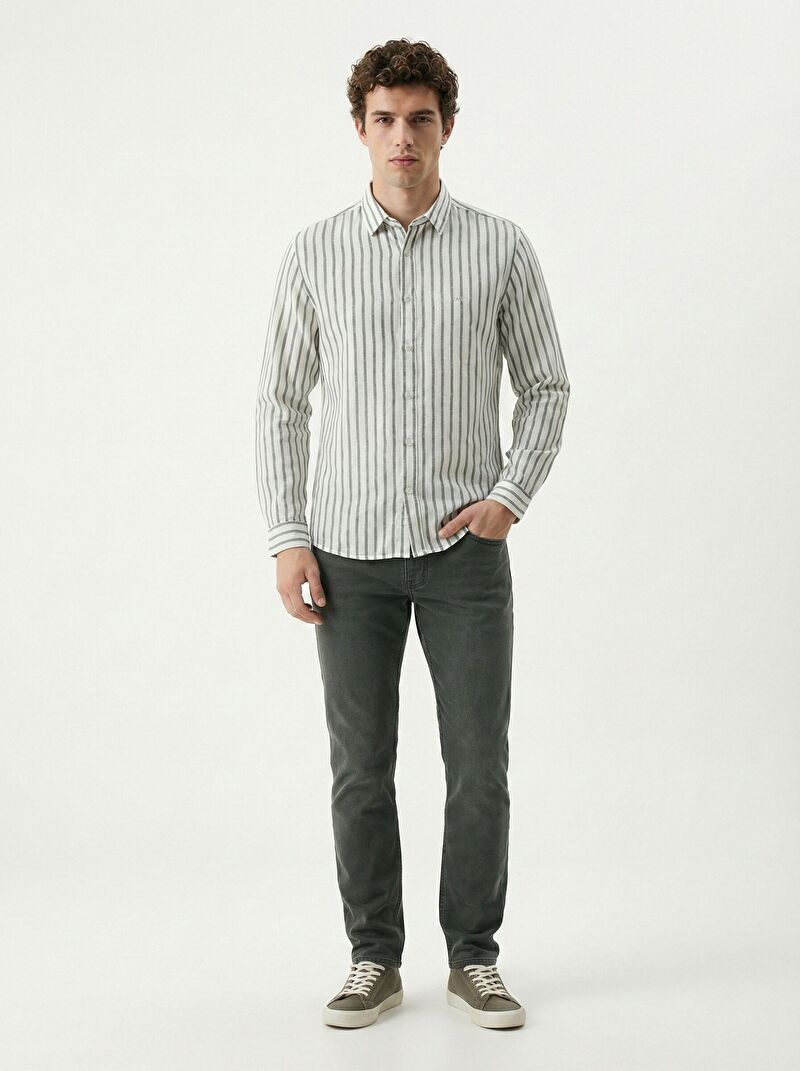 Regular Fit Erkek Gömlek U.kol