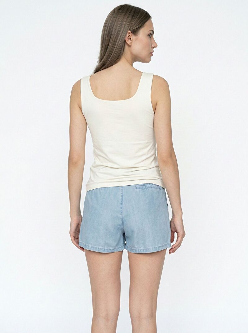 Slim Fit Kadın Bluz K.kol