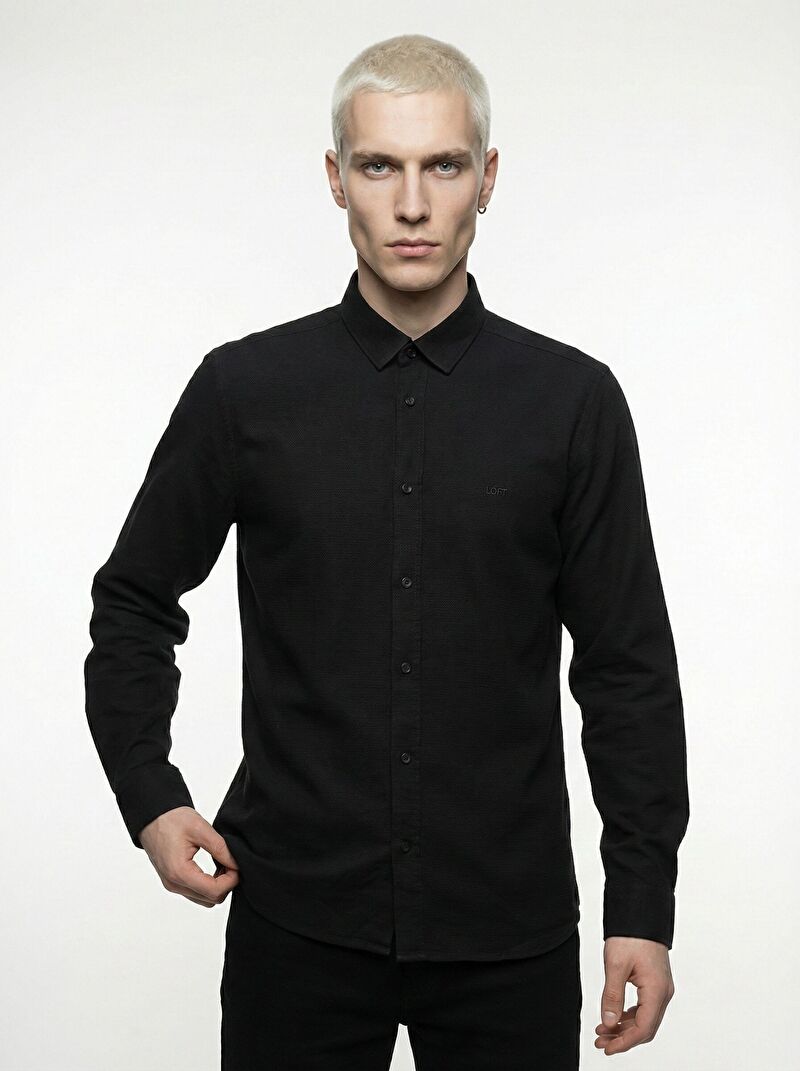 Regular Fit Erkek Gömlek U.kol