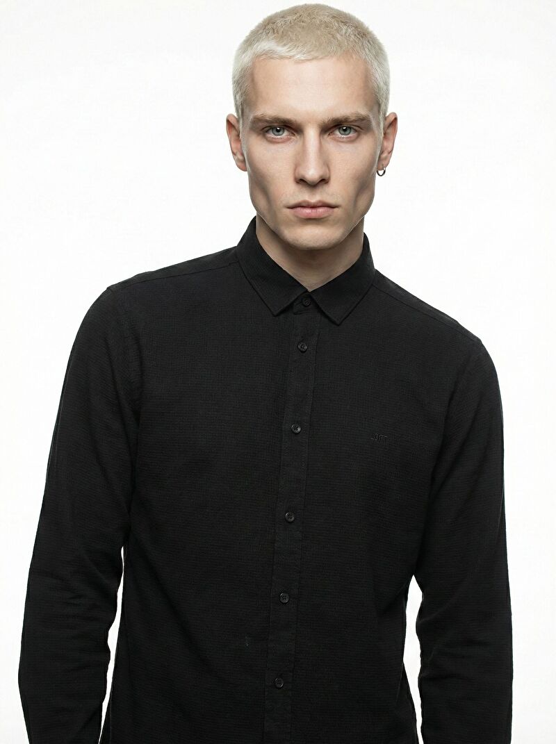 Regular Fit Erkek Gömlek U.kol