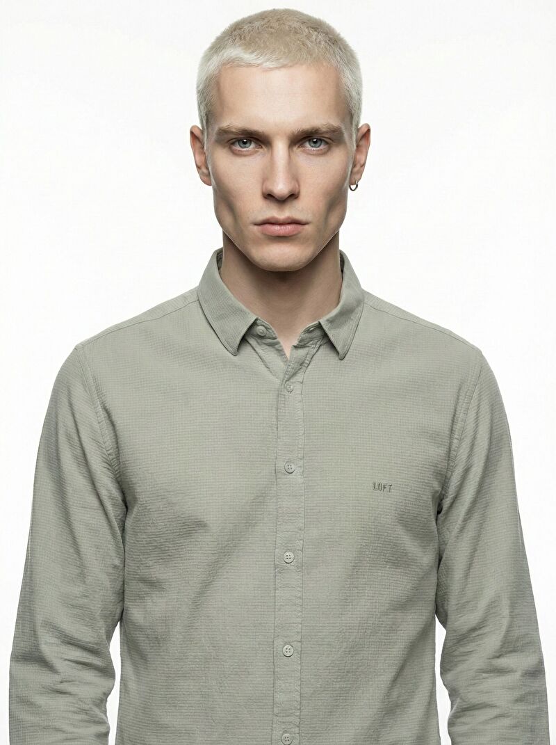 Regular Fit Erkek Gömlek U.kol