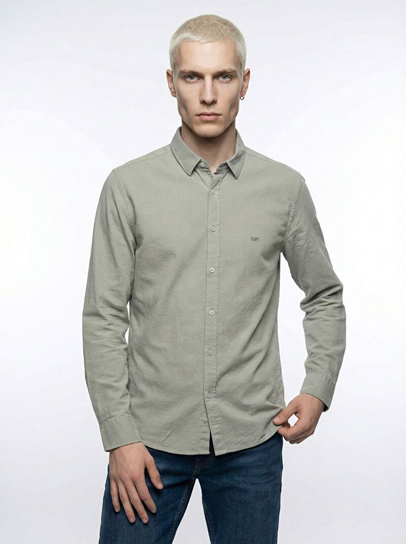 Regular Fit Erkek Gömlek U.kol