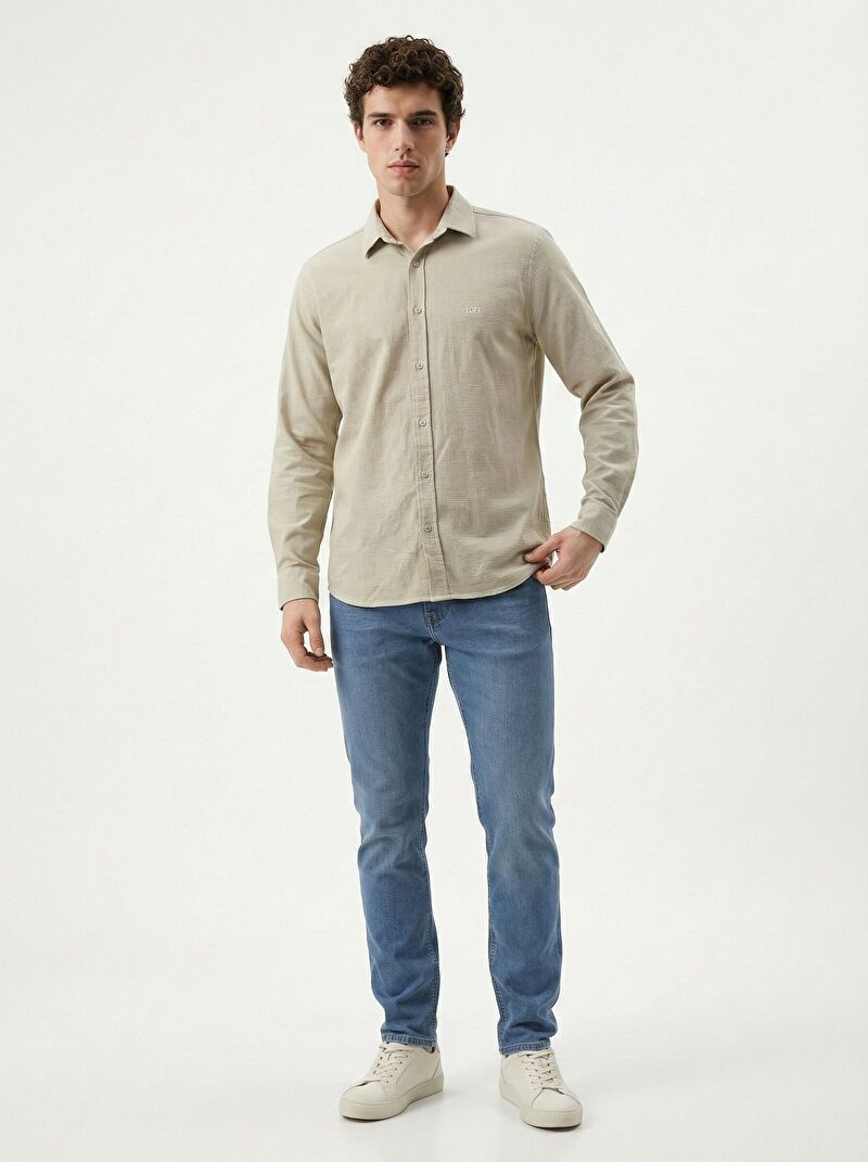 Regular Fit Erkek Gömlek U.kol