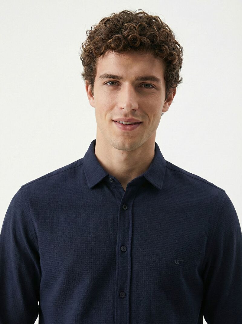 Regular Fit Erkek Gömlek U.kol