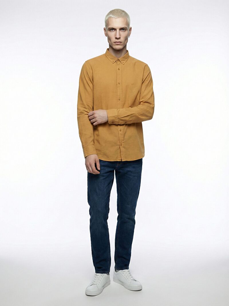 Regular Fit Erkek Gömlek U.kol