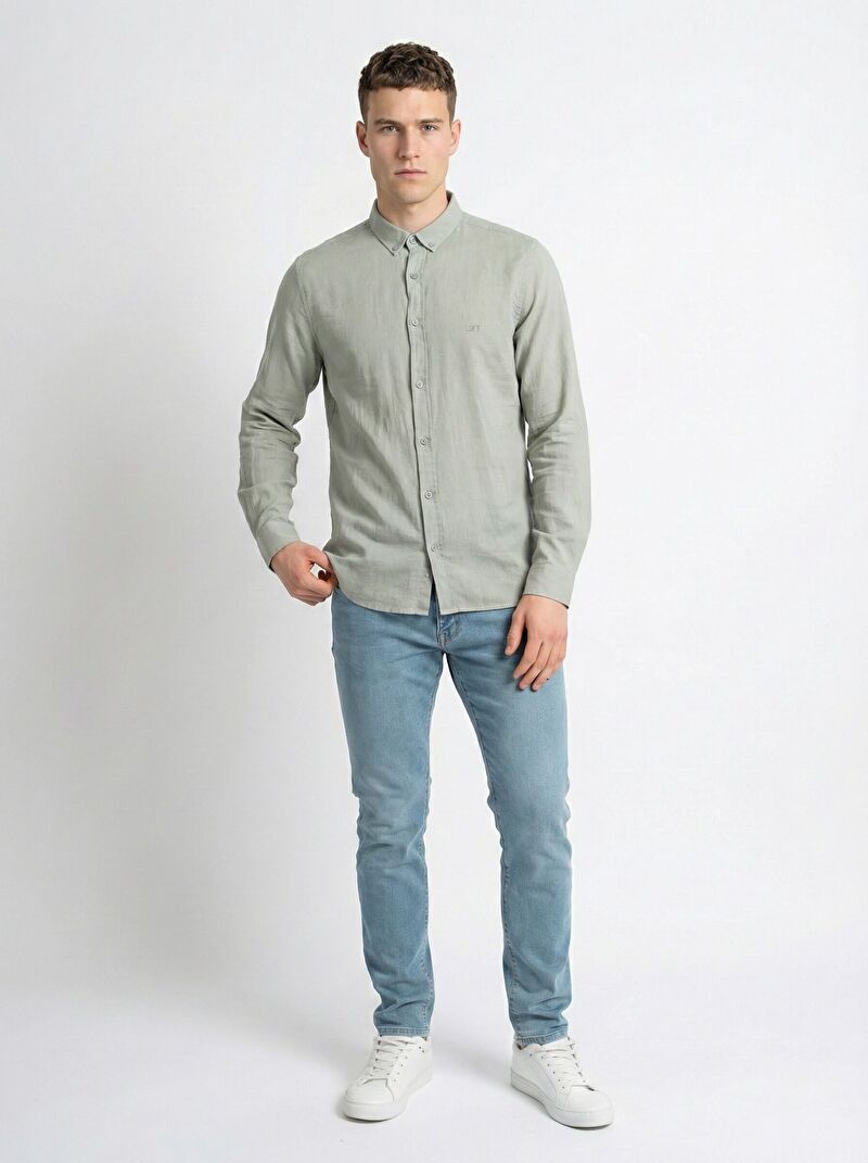 Regular Fit Erkek Gömlek U.kol