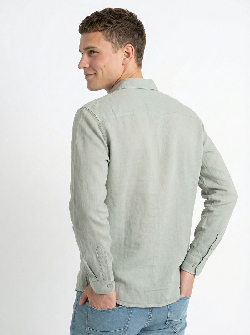 Regular Fit Erkek Gömlek U.kol