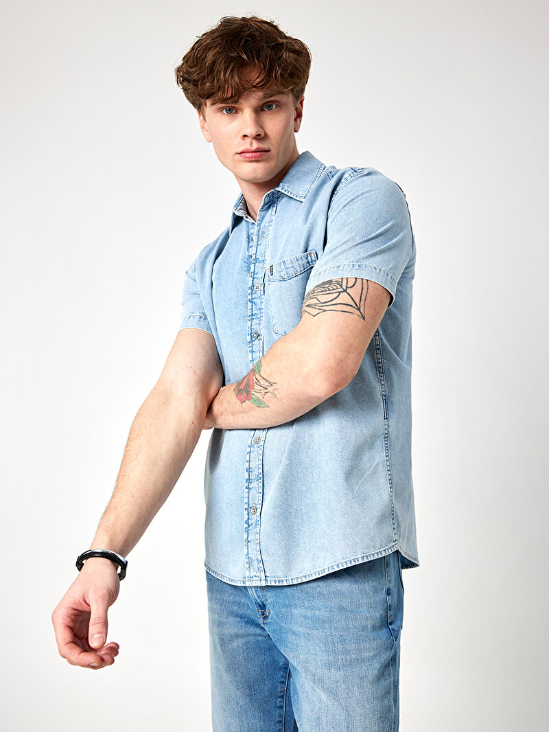 Regular Fit Erkek Gömlek K.kol