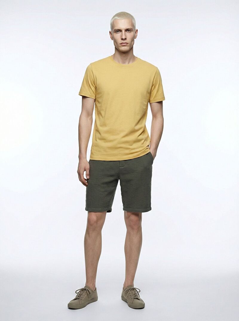 Regular Fit Erkek Tshirt K.kol