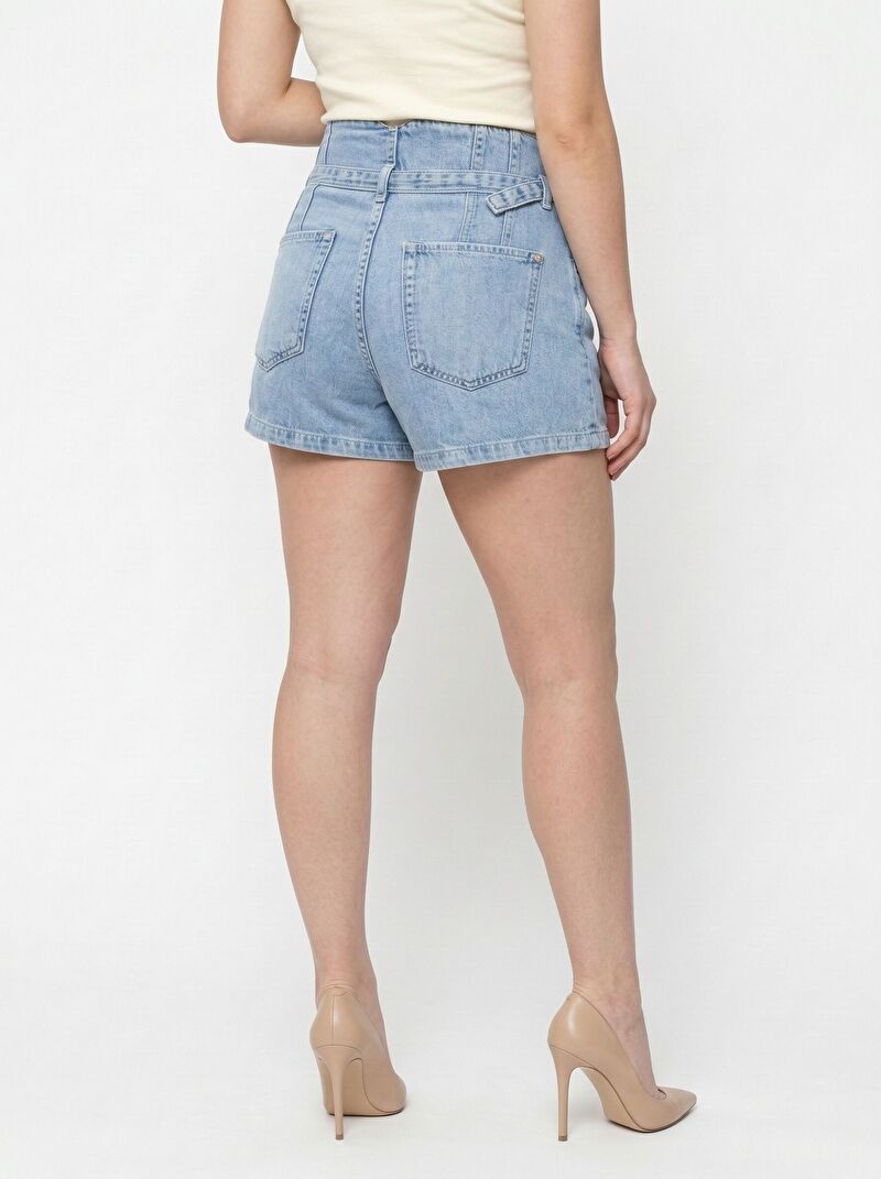 Slim Fit Kadın Şort