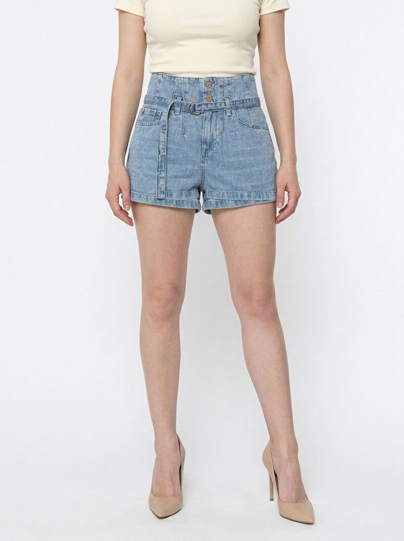 Slim Fit Kadın Şort