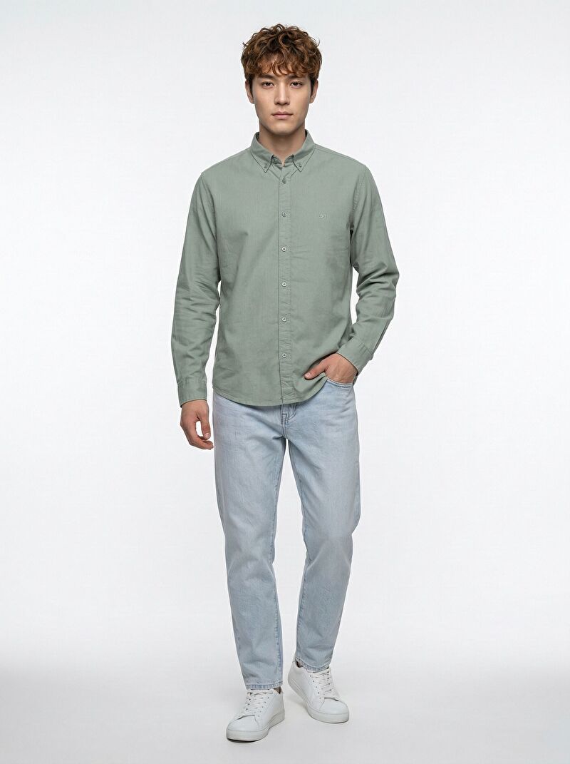 Relax Fit Erkek Gömlek U.kol