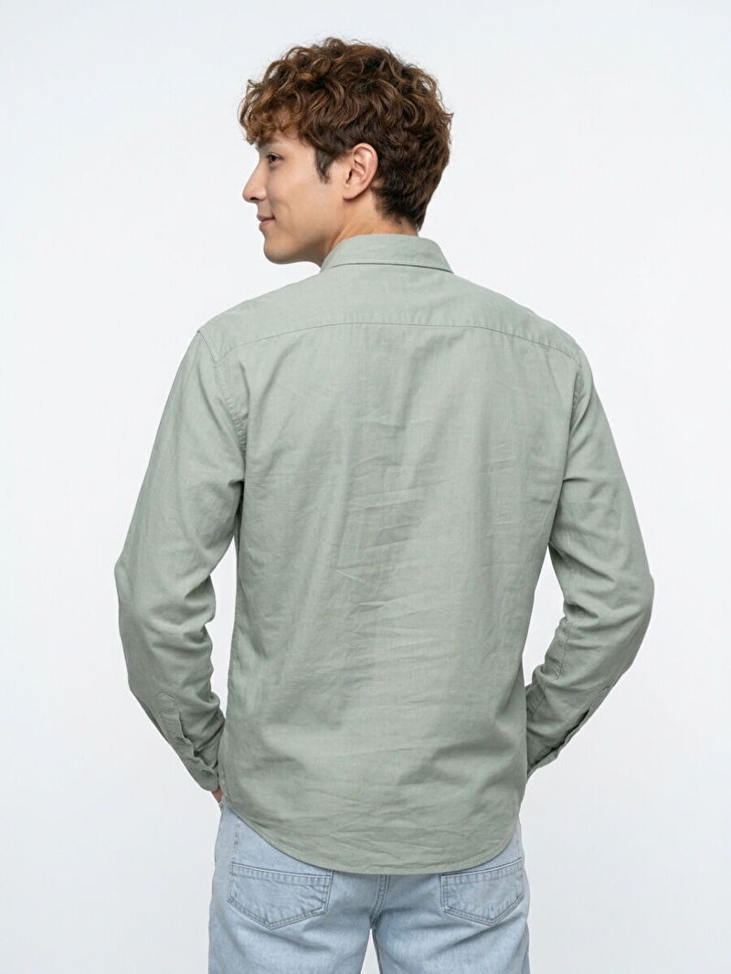 Relax Fit Erkek Gömlek U.kol