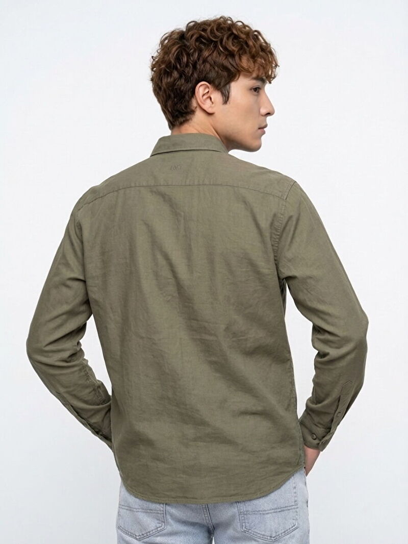 Relax Fit Erkek Gömlek U.kol