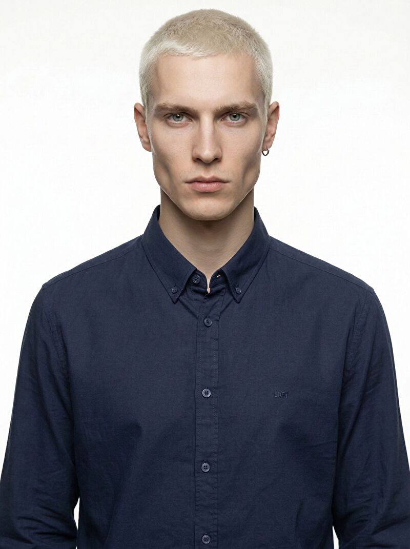 Relax Fit Erkek Gömlek U.kol