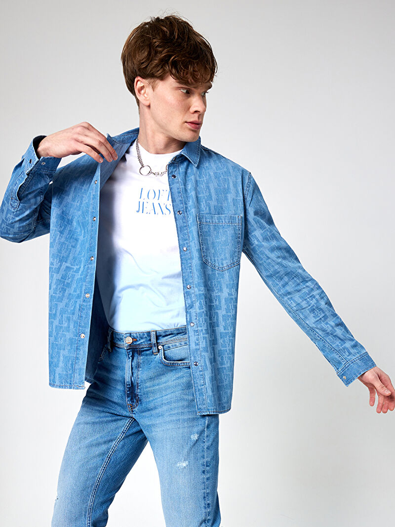 Regular Fit Erkek Gömlek U.kol