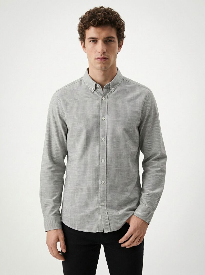 Regular Fit Erkek Gömlek U.kol