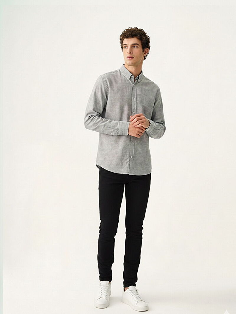 Regular Fit Erkek Gömlek U.kol