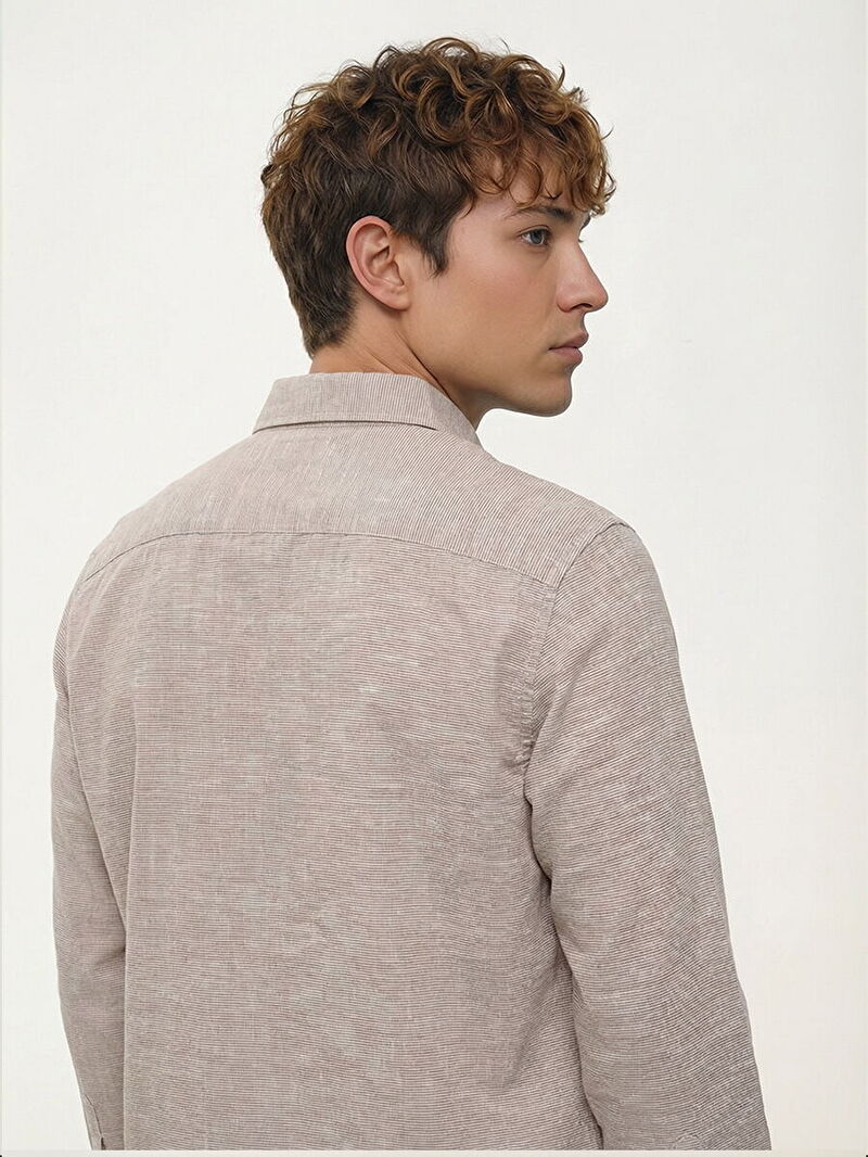 Regular Fit Erkek Gömlek U.kol