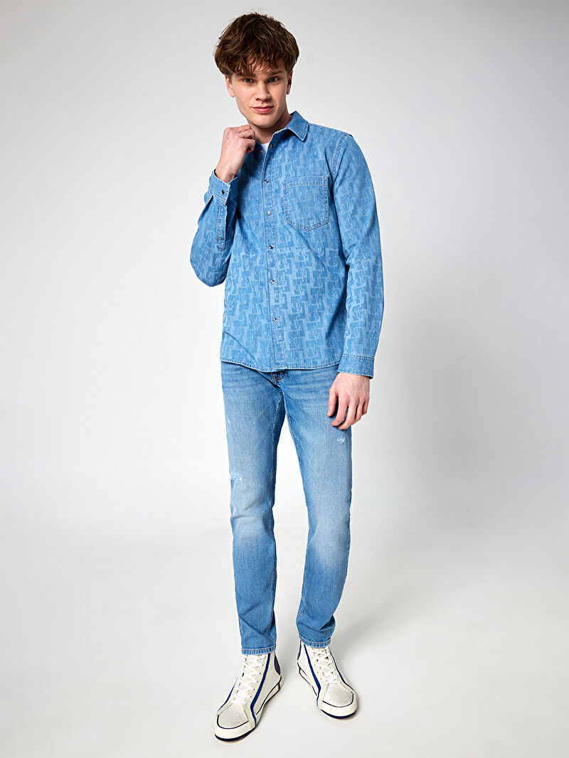 Regular Fit Erkek Gömlek U.kol