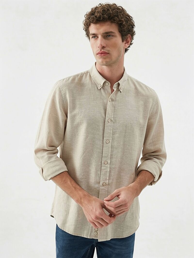 Relax Fit Erkek Gömlek U.kol