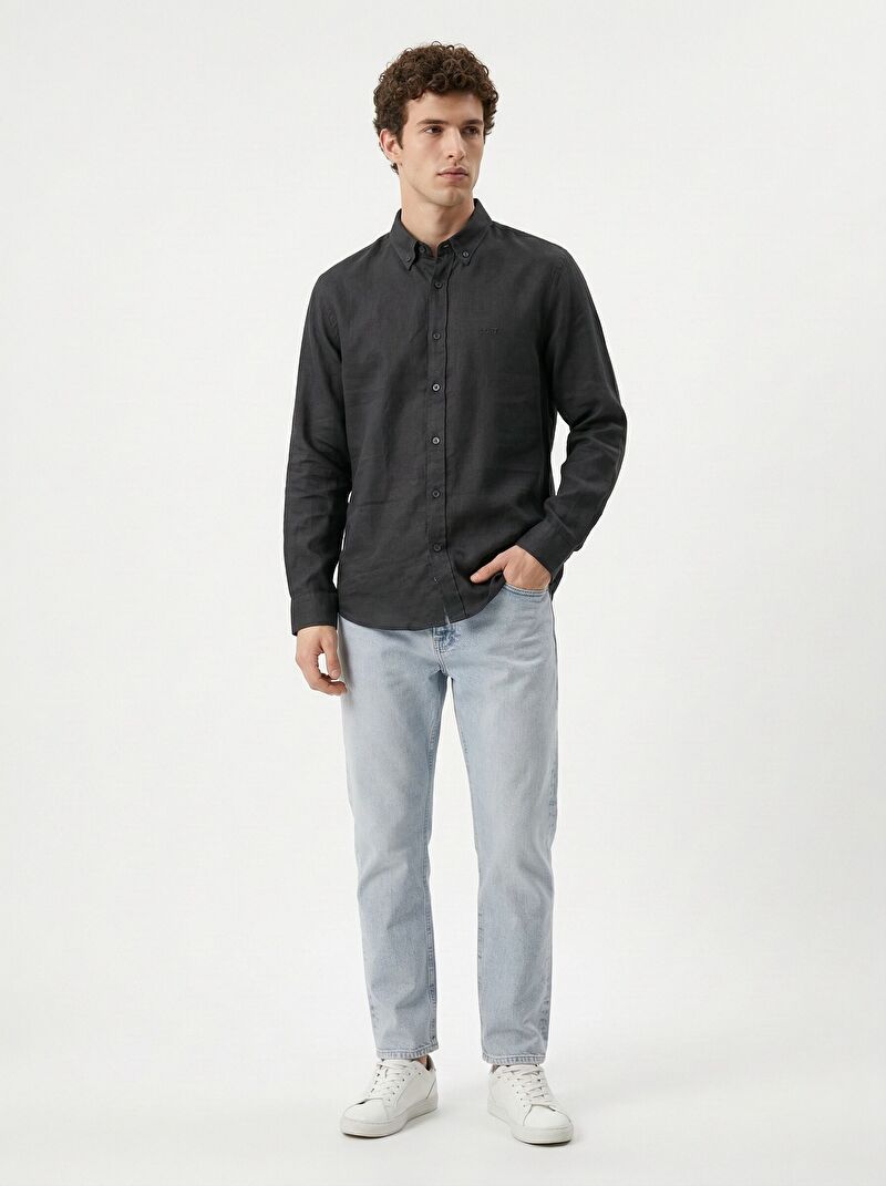 Relax Fit Erkek Gömlek U.kol