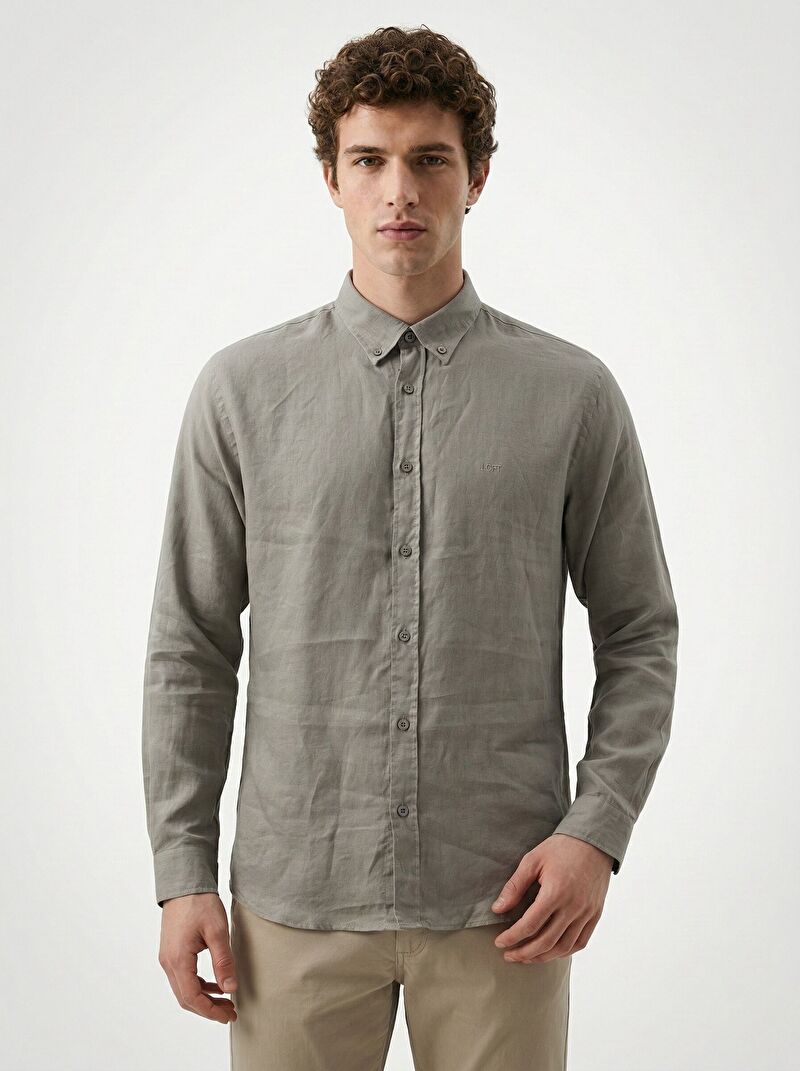 Relax Fit Erkek Gömlek U.kol