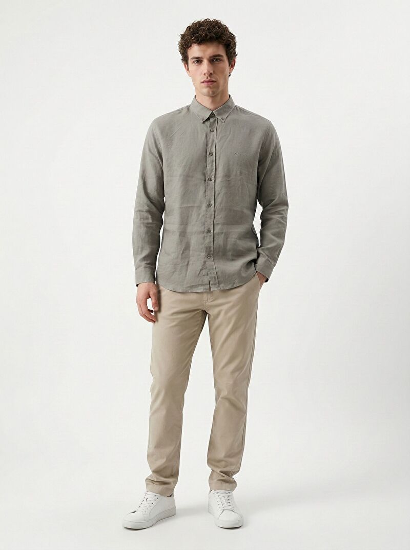 Relax Fit Erkek Gömlek U.kol