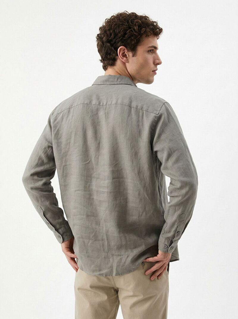 Relax Fit Erkek Gömlek U.kol