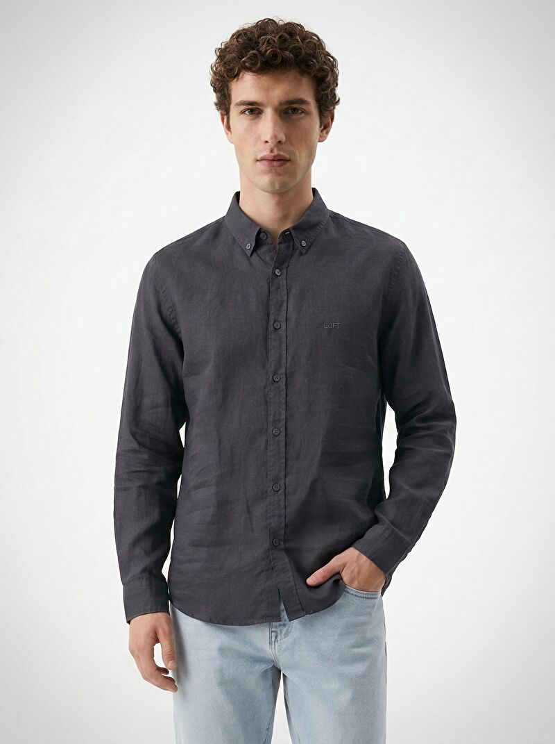 Relax Fit Erkek Gömlek U.kol