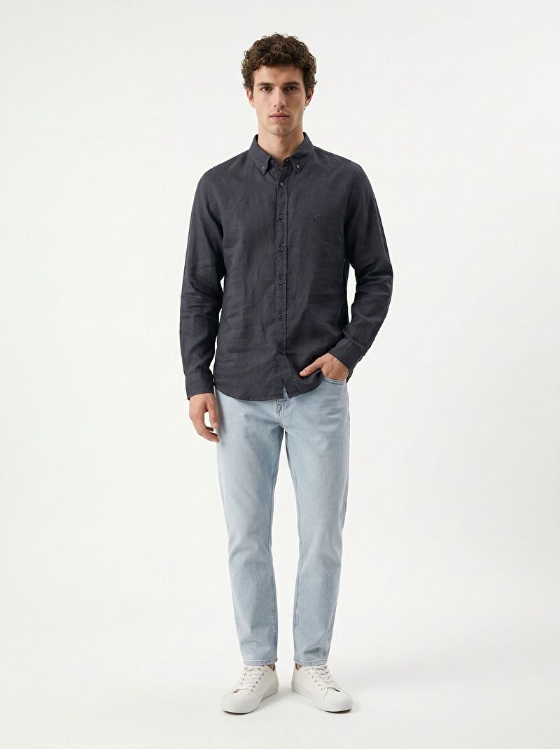 Relax Fit Erkek Gömlek U.kol