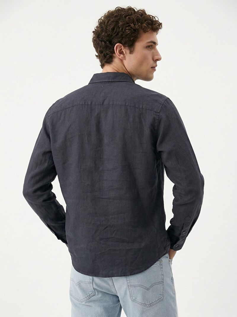 Relax Fit Erkek Gömlek U.kol