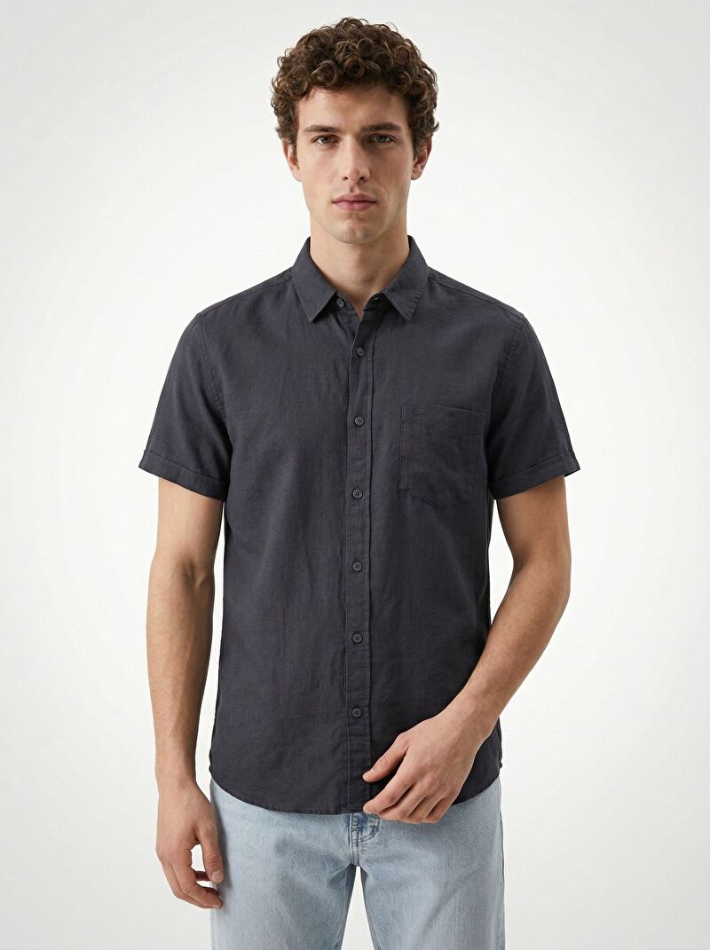 Regular Fit Erkek Gömlek K.kol