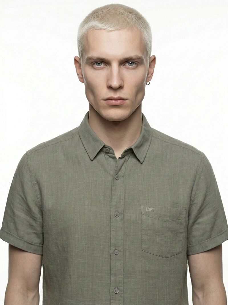 Regular Fit Erkek Gömlek K.kol