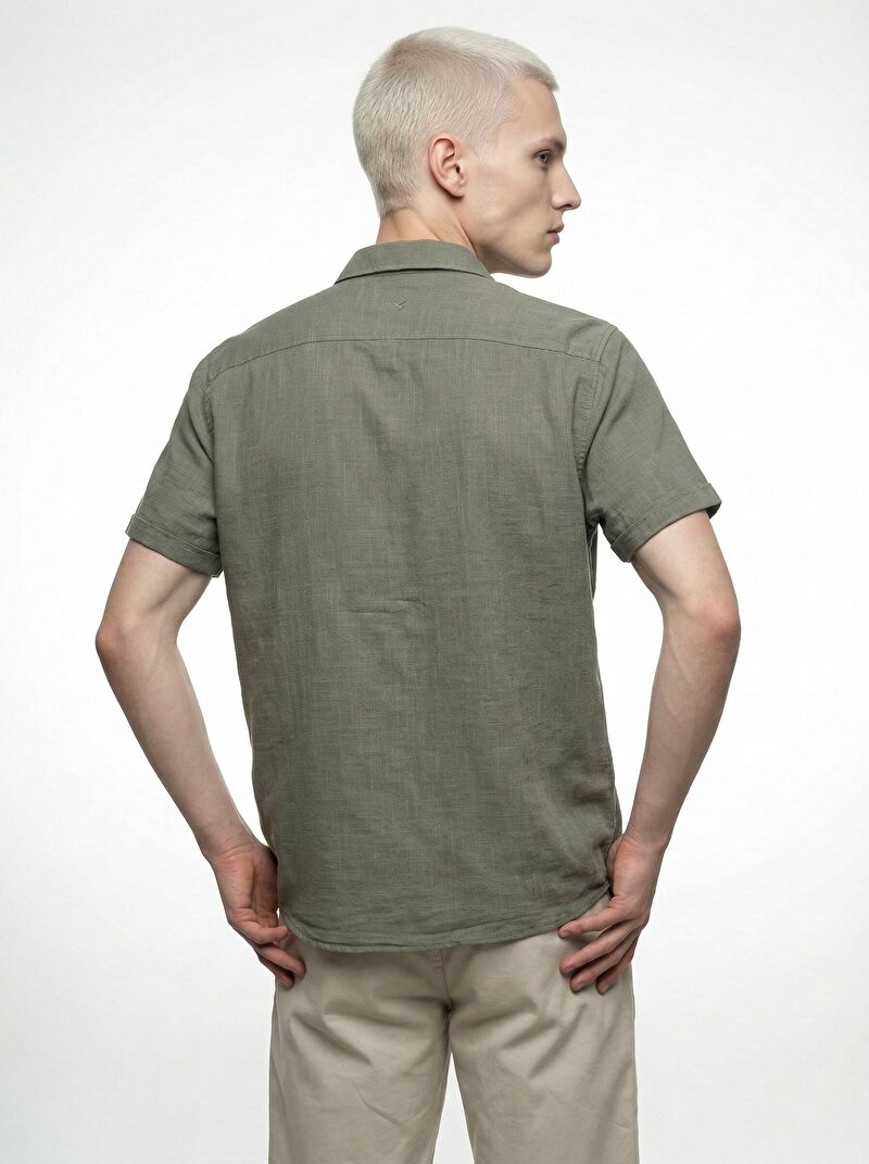 Regular Fit Erkek Gömlek K.kol