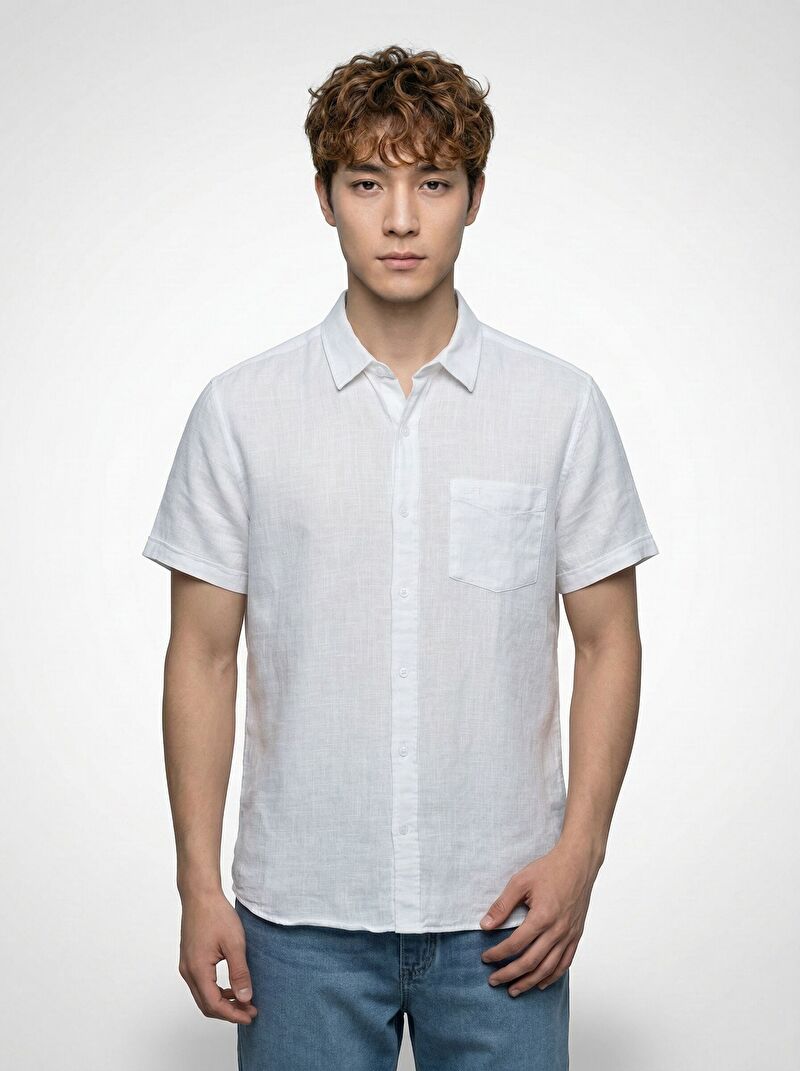 Regular Fit Erkek Gömlek K.kol