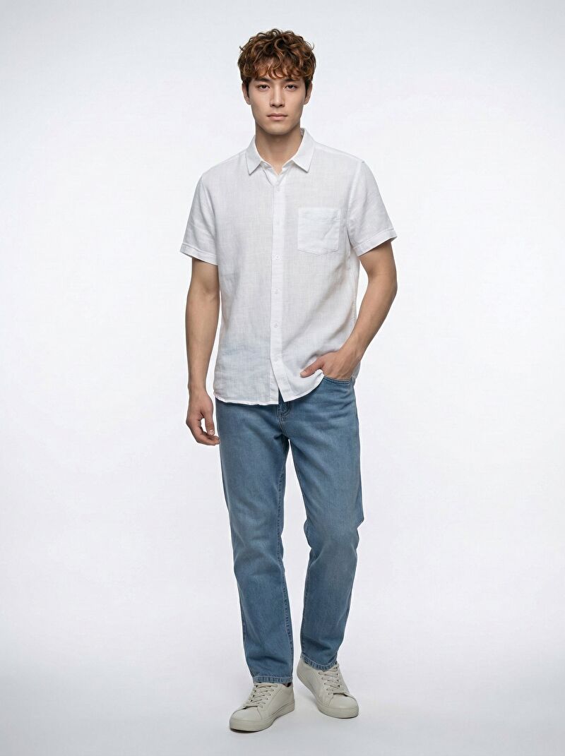 Regular Fit Erkek Gömlek K.kol