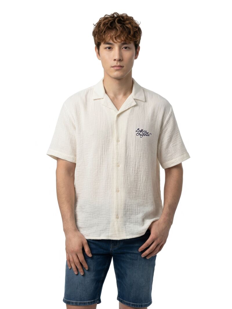 Relax Fit Erkek Gömlek K.kol