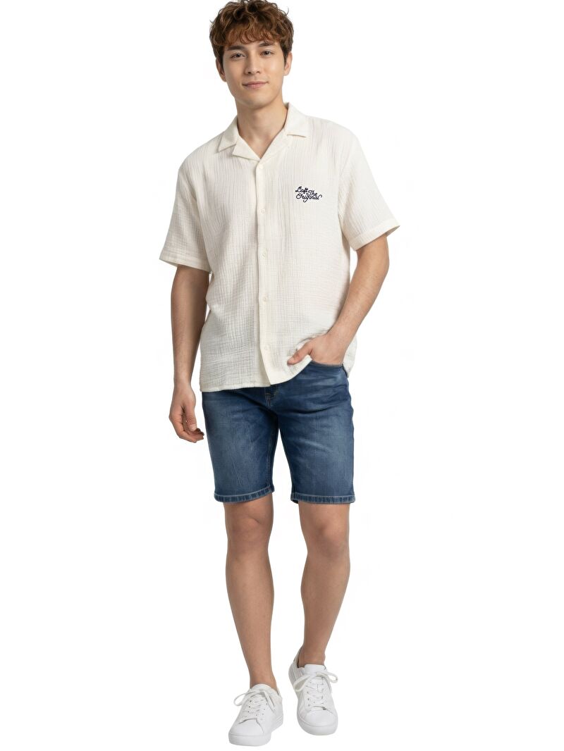 Relax Fit Erkek Gömlek K.kol