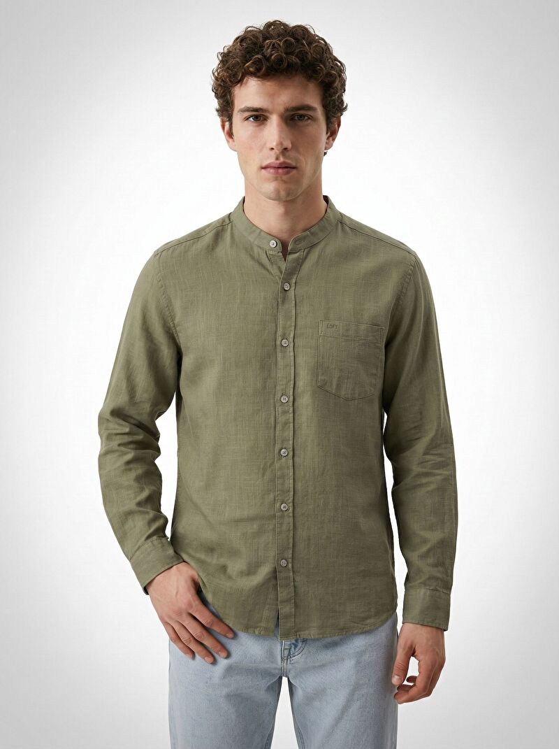 Regular Fit Erkek Gömlek U.kol