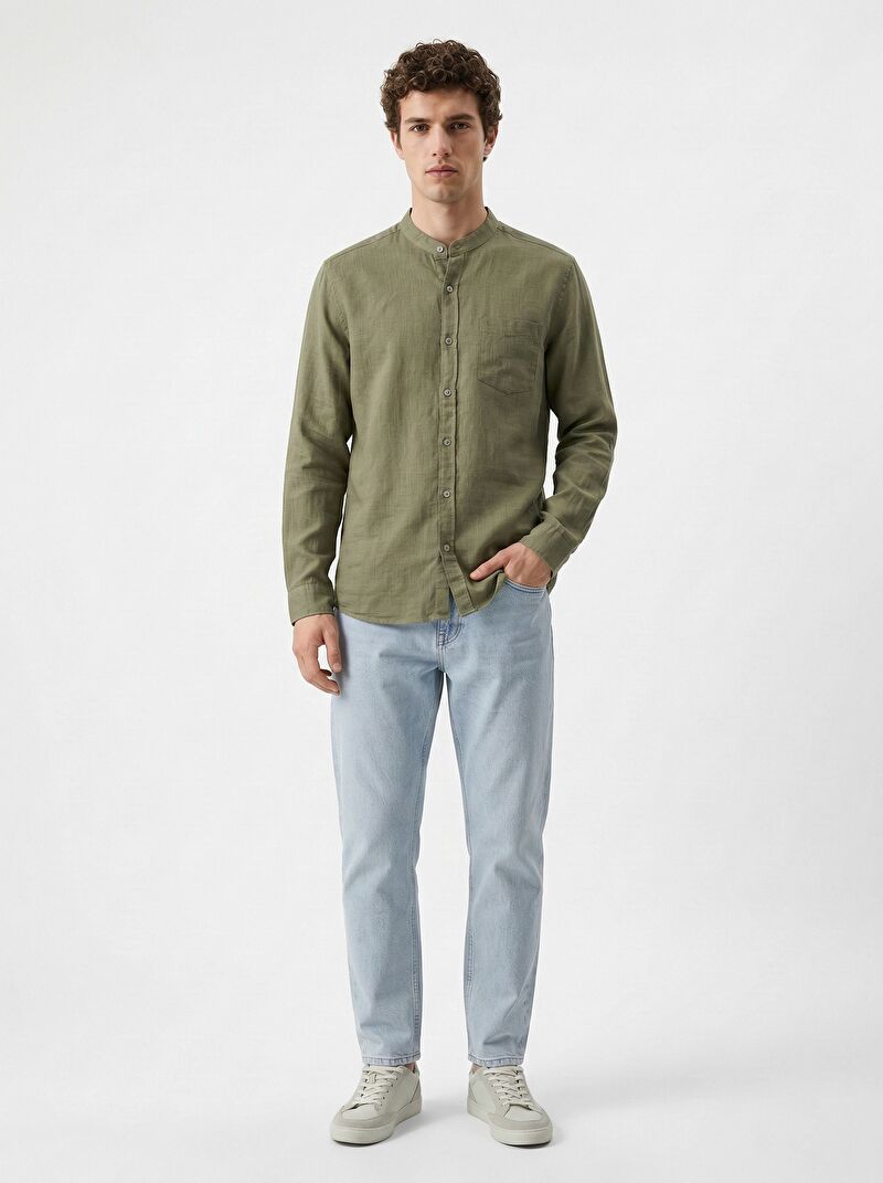 Regular Fit Erkek Gömlek U.kol