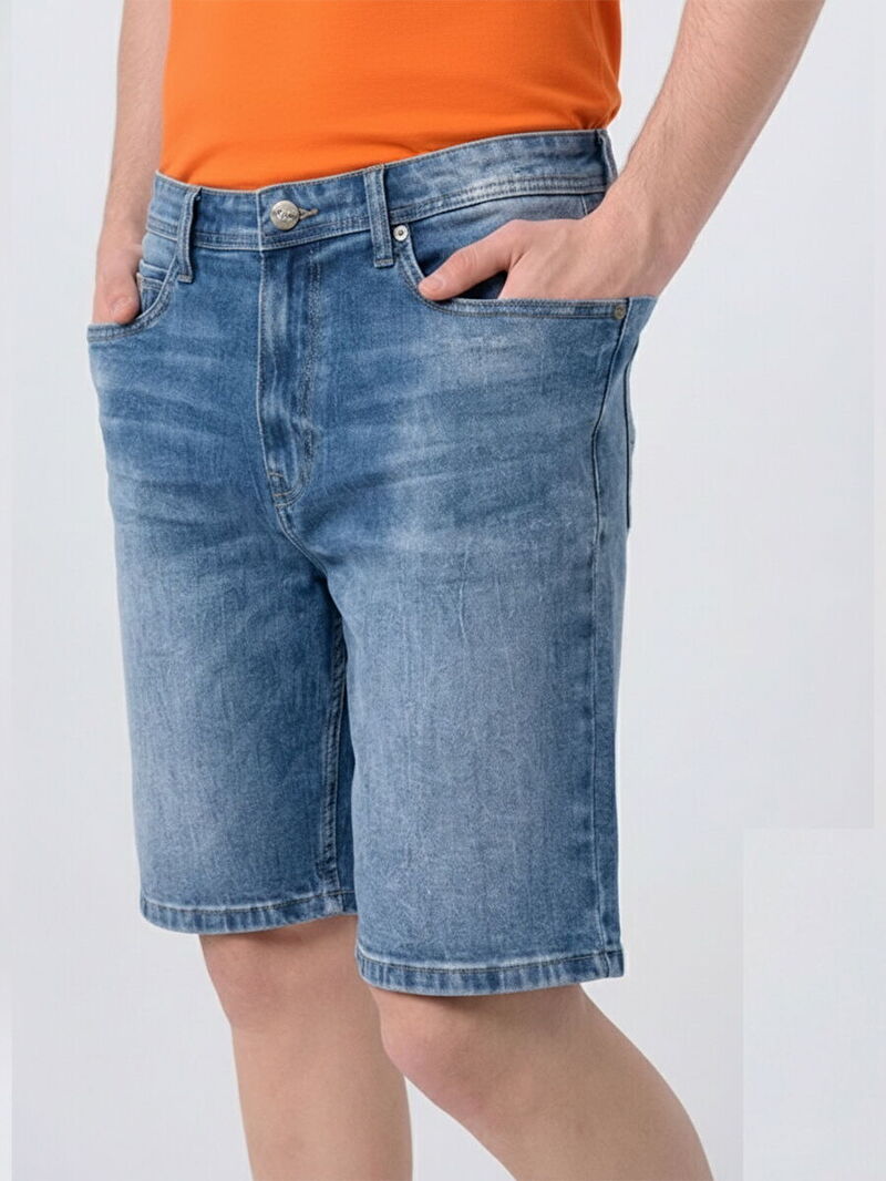 Slim Fit Erkek Şort