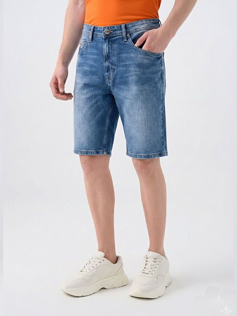 Slim Fit Erkek Şort
